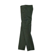 Green organic cotton cargo pants
