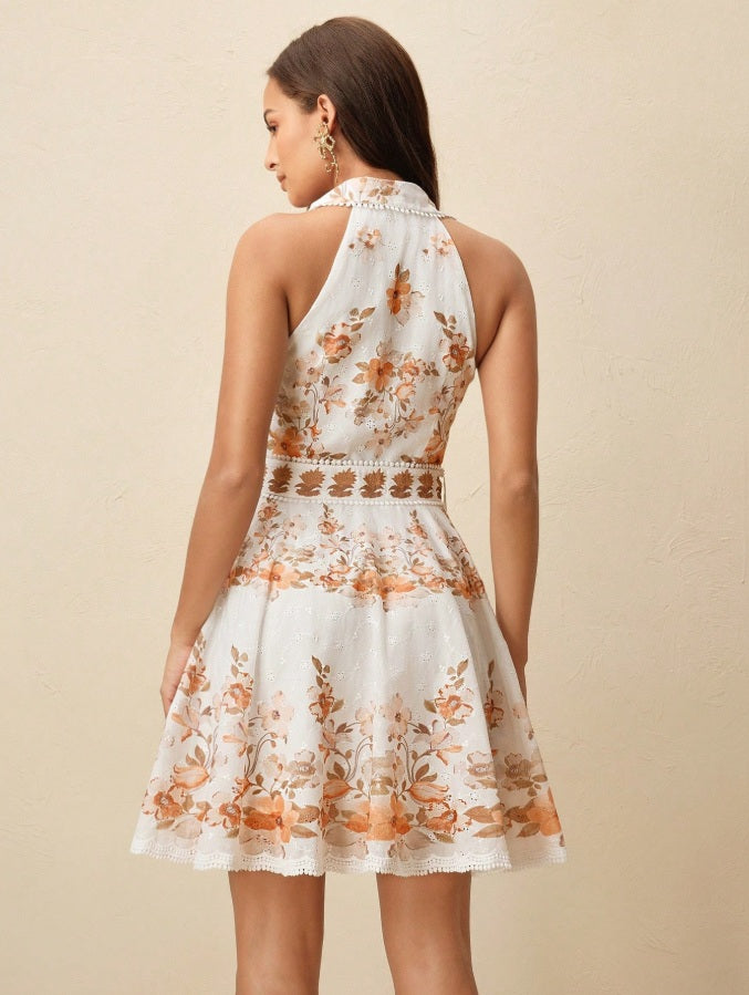 Diana sleeveless short shirt dress