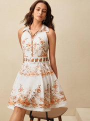 Diana sleeveless short shirt dress