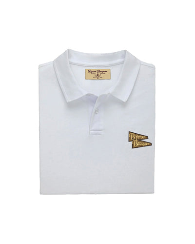 Nautical flags white polo