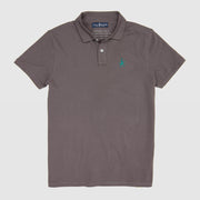 Letters Polo shirt anthracite