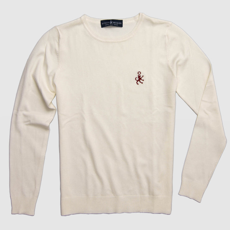Sweater Byron Cream/Burgundy