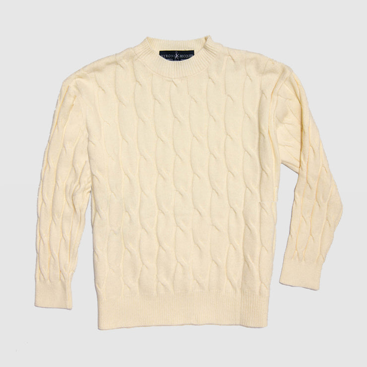 Knots Sweater Ivory white