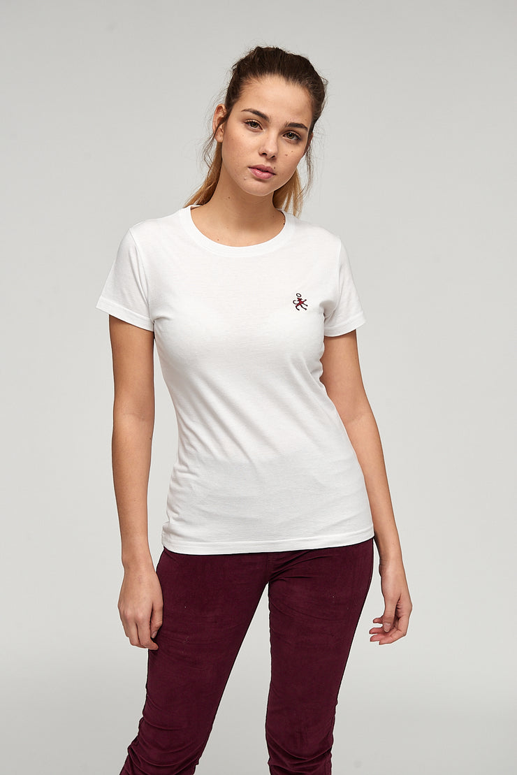 T-Shirt BB. White/Ruby